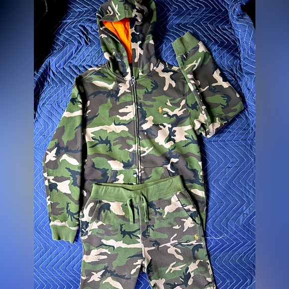 Big Kids “POLO SWEAT SUIT” - Picture 1 of 7